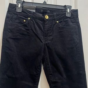 H & M corded black jeans